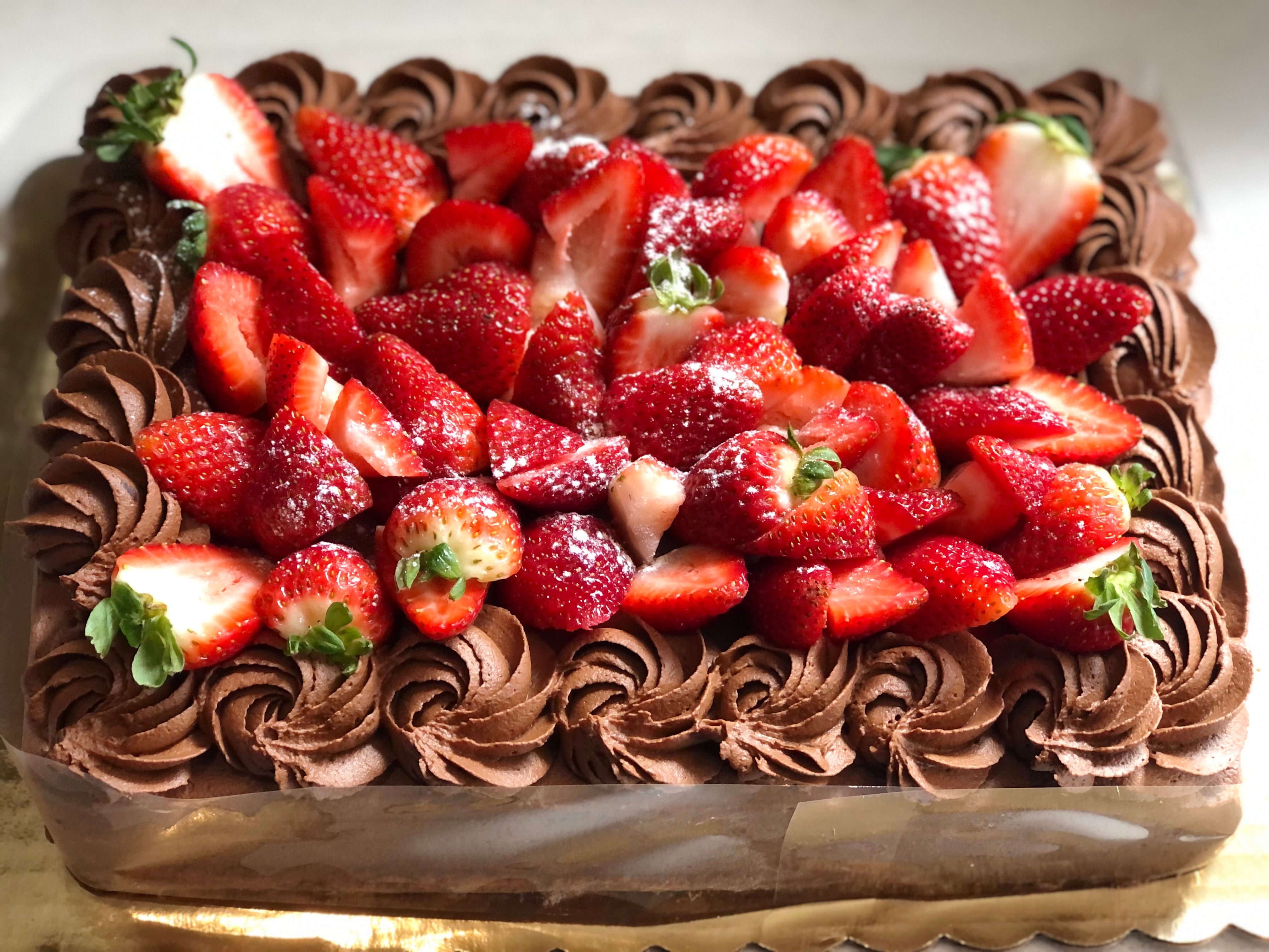 Chocolate Strawberry Shortcake